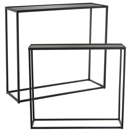 Tables set Alexandra House Living Black Metal 2 Pieces by Alexandra House Living, Tables - Ref: D1624353, Price: 175,76 €, Di...