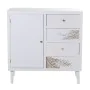 Credenza Alexandra House Living Bianco Dorato Legno 80 x 80 x 40 cm di Alexandra House Living, Credenze e buffet - Rif: D1624...