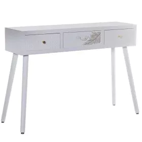 Console Alexandra House Living Blanc Doré Bois 107 x 78 x 30 cm de Alexandra House Living, Tables - Réf : D1624383, Prix : 19...