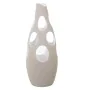 Floor vase Alexandra House Living Ecru Ceramic Stripes Circles 24 x 24 x 63 cm by Alexandra House Living, Vases - Ref: D16214...