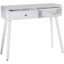 Console Alexandra House Living Blanc Doré Bois 90 x 78 x 30 cm de Alexandra House Living, Tables - Réf : D1624384, Prix : 191...