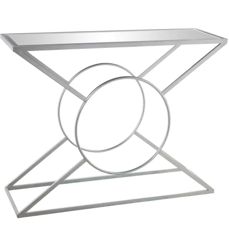 Console Alexandra House Living Transparent Argenté Métal 100 x 79 x 32 cm de Alexandra House Living, Tables - Réf : D1624395,...