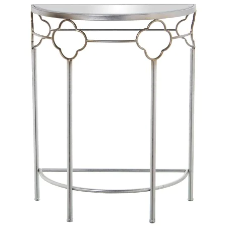 Console Alexandra House Living Transparent Argenté Métal 60 x 75 x 31 cm de Alexandra House Living, Tables - Réf : D1624397, ...