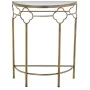 Consola Alexandra House Living Transparente Dorado Metal 60 x 75 x 31 cm de Alexandra House Living, Mesas - Ref: D1624398, Pr...