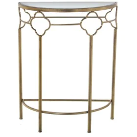 Console Alexandra House Living Transparent Doré Métal 60 x 75 x 31 cm de Alexandra House Living, Tables - Réf : D1624398, Pri...