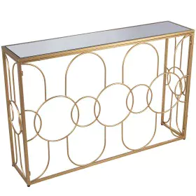 Consola Alexandra House Living Transparente Dorado Metal 120 x 80 x 28 cm de Alexandra House Living, Mesas - Ref: D1624406, P...