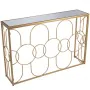 Consola Alexandra House Living Transparente Dourado Metal 120 x 80 x 28 cm de Alexandra House Living, Jogos de móveis - Ref: ...