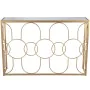 Consola Alexandra House Living Transparente Dourado Metal 120 x 80 x 28 cm de Alexandra House Living, Jogos de móveis - Ref: ...