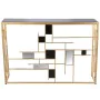 Consola Alexandra House Living Cinzento Dourado Metal 120 x 80 x 28 cm de Alexandra House Living, Jogos de móveis - Ref: D162...