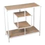 Consola Alexandra House Living Branco Castanho Metal 80 x 80 x 35 cm de Alexandra House Living, Jogos de móveis - Ref: D16244...