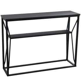 Console Alexandra House Living Noir Métal 100 x 75 x 30 cm de Alexandra House Living, Tables - Réf : D1624423, Prix : 127,70 ...