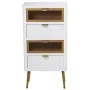 Cómoda Alexandra House Living Branco Castanho Dourado Madeira 45 x 88 x 30 cm de Alexandra House Living, Cómodas e camiseiros...