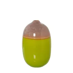 Vase Alexandra House Living Green Pink Ceramic 17 x 17 x 27 cm by Alexandra House Living, Vases - Ref: D1621457, Price: 40,96...