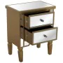 Nightstand Alexandra House Living Brown Transparent Wood Mirror 49 x 62 x 33 cm by Alexandra House Living, Bedside Tables - R...