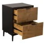 Mesita de Noche Alexandra House Living Marrón Negro Metal 45 x 60 x 35 cm de Alexandra House Living, Mesillas de noche - Ref:...