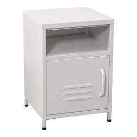 Nightstand Alexandra House Living White Metal 35 x 51 x 35 cm by Alexandra House Living, Bedside Tables - Ref: D1624675, Pric...