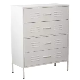 Commode Alexandra House Living Blanc Métal 80 x 102 x 35 cm de Alexandra House Living, Commodes - Réf : D1624678, Prix : 327,...