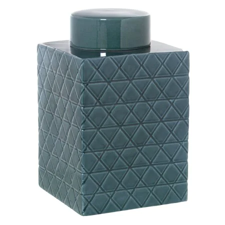 Potiche Alexandra House Living Bleu Céramique 19 x 19 x 31 cm de Alexandra House Living, Vases - Réf : D1621469, Prix : 56,11...