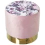 Pouffe Alexandra House Living Pink Velvet Wood 36 x 36 x 36 cm by Alexandra House Living, Bean Bags - Ref: D1624683, Price: 8...