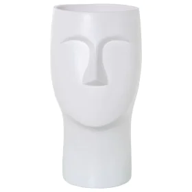 Vaso Alexandra House Living Branco Cerâmica Face 17 x 18 x 38 cm de Alexandra House Living, Jarrões - Ref: D1621474, Preço: 5...