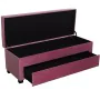 Banco para sapatos Alexandra House Living Cor de Rosa Madeira 120 x 45 x 43 cm de Alexandra House Living, Cadeiras - Ref: D16...