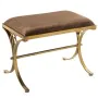 Banquette Alexandra House Living Marron Doré Velours Métal 60 x 46 x 37 cm de Alexandra House Living, Chaises - Réf : D162474...