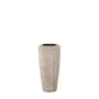 Vase Alexandra House Living Weiß Beige aus Keramik Streifen 17 x 17 x 37 cm von Alexandra House Living, Vasen - Ref: D1621498...