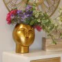 Vase Alexandra House Living Golden Ceramic Face 20 x 20 x 29 cm by Alexandra House Living, Vases - Ref: D1621500, Price: 46,1...