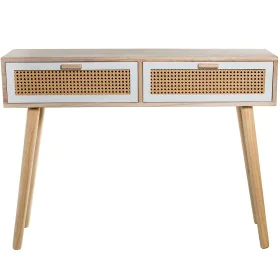 Console Alexandra House Living Blanc Marron Bois 110 x 81 x 30 cm de Alexandra House Living, Tables - Réf : D1627276, Prix : ...