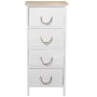 Cómoda Alexandra House Living Branco Castanho Madeira 40 x 91 x 30 cm de Alexandra House Living, Cómodas e camiseiros - Ref: ...