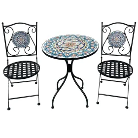 Table set with 2 chairs Alexandra House Living Multicolour 60 x 71 x 60 cm Mosaic by Alexandra House Living, Garden Furniture...