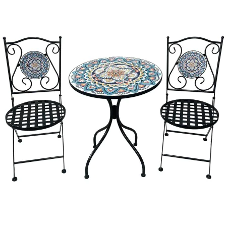 Ensemble Table + 2 Chaises Alexandra House Living Multicouleur 60 x 71 x 60 cm Mosaïque de Alexandra House Living, Salons de ...