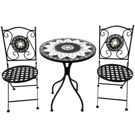 Table set with 2 chairs Alexandra House Living Multicolour 60 x 71 x 60 cm Mosaic by Alexandra House Living, Garden Furniture...