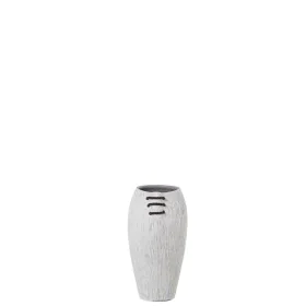 Vase Alexandra House Living Weiß aus Keramik Streifen 18 x 18 x 29 cm von Alexandra House Living, Vasen - Ref: D1621522, Prei...