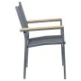 Chaise de jardin Alexandra House Living Noir 55 x 86 x 60 cm Textilène de Alexandra House Living, Chaises de table de jardin ...