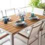 Tavolo da Pranzo Alexandra House Living Marrone Nero 150 x 47 x 90 cm Polietilene di Alexandra House Living, Tavoli standard ...