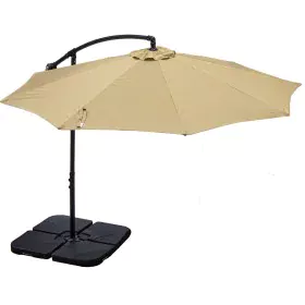 Parasol Alexandra House Living Marron Noir 2,7 m Polyester de Alexandra House Living, Parasols - Réf : D1627426, Prix : 104,8...