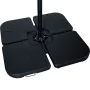 Base para Sombrilla Alexandra House Living Negro Set 4 Piezas de Alexandra House Living, Bases y soportes para sombrillas - R...