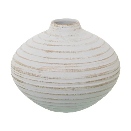 Vaso Alexandra House Living Bianco Dorato Ceramica 24 x 20 cm di Alexandra House Living, Vasi - Rif: D1621533, Prezzo: 27,18 ...