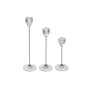 Set de Portavelas Romimex Metal Vidrio 6 x 26 x 6 cm 3 Piezas de Romimex, Candelabros y portavelas - Ref: D1628893, Precio: 3...