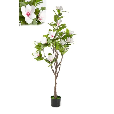 Decorative Flowers Romimex White Magnolia 50 x 160 x 50 cm by Romimex, Artificial Flowers - Ref: D1628953, Price: 117,62 €, D...