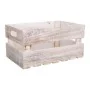 Boîtes de rangement Alexandra House Living CARGO Blanc Bois d'épicéa 24 x 19 x 38 cm 33 x 20 x 18 cm 28 x 15,5 x 17 cm 3 Piè ...