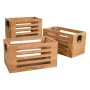 Cajas de almacenamiento Alexandra House Living Marrón Madera de abeto 17 x 15 x 28 cm 25 x 13,5 x 14 cm 22 x 10,5 x 13 cm 3 P...