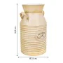 Decorative jug Alexandra House Living White Beige Milk jug 22 x 39 x 25 cm by Alexandra House Living, Ornaments - Ref: D16310...