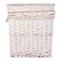 Set of Baskets Alexandra House Living White wicker Willow wood 41 x 63 x 55 cm 30 x 22 x 24 cm 3 Pieces by Alexandra House Li...