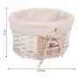 Set of Baskets Alexandra House Living White wicker Willow wood 3 Pieces by Alexandra House Living, Laundry Baskets - Ref: D16...