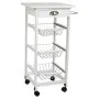 Carrello da Cucina Alexandra House Living Bianco 37 x 82 x 40 cm di Alexandra House Living, Carrelli da portata - Rif: D16312...