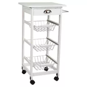 Carrello da Cucina Alexandra House Living Bianco 37 x 82 x 40 cm di Alexandra House Living, Carrelli da portata - Rif: D16312...