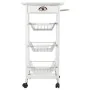 Chariot de Cuisine Alexandra House Living Blanc 37 x 82 x 40 cm de Alexandra House Living, Dessertes - Réf : D1631267, Prix :...