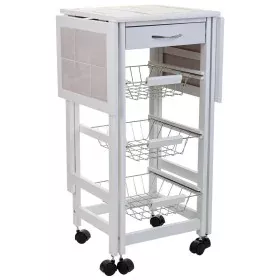 Kitchen Trolley Alexandra House Living White 37 x 79 x 91 cm by Alexandra House Living, Serving Trolleys - Ref: D1631268, Pri...